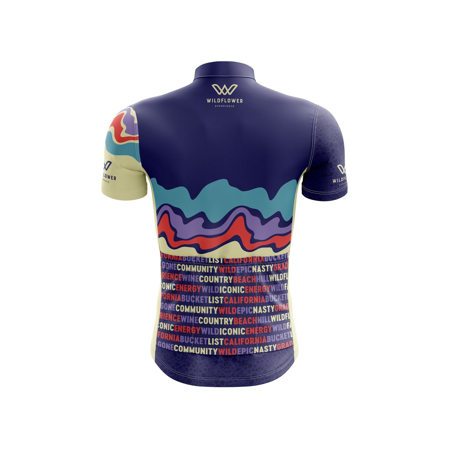 Women's Notch-Neck Jersey -Multicolor- Logo