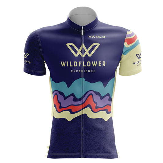 Women's Notch-Neck Jersey -Multicolor- Logo