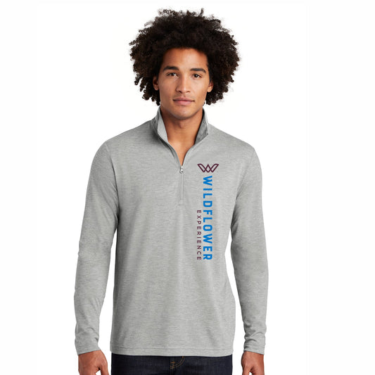 Men's Triblend 1/4 Zip -Grey Heather- LCP