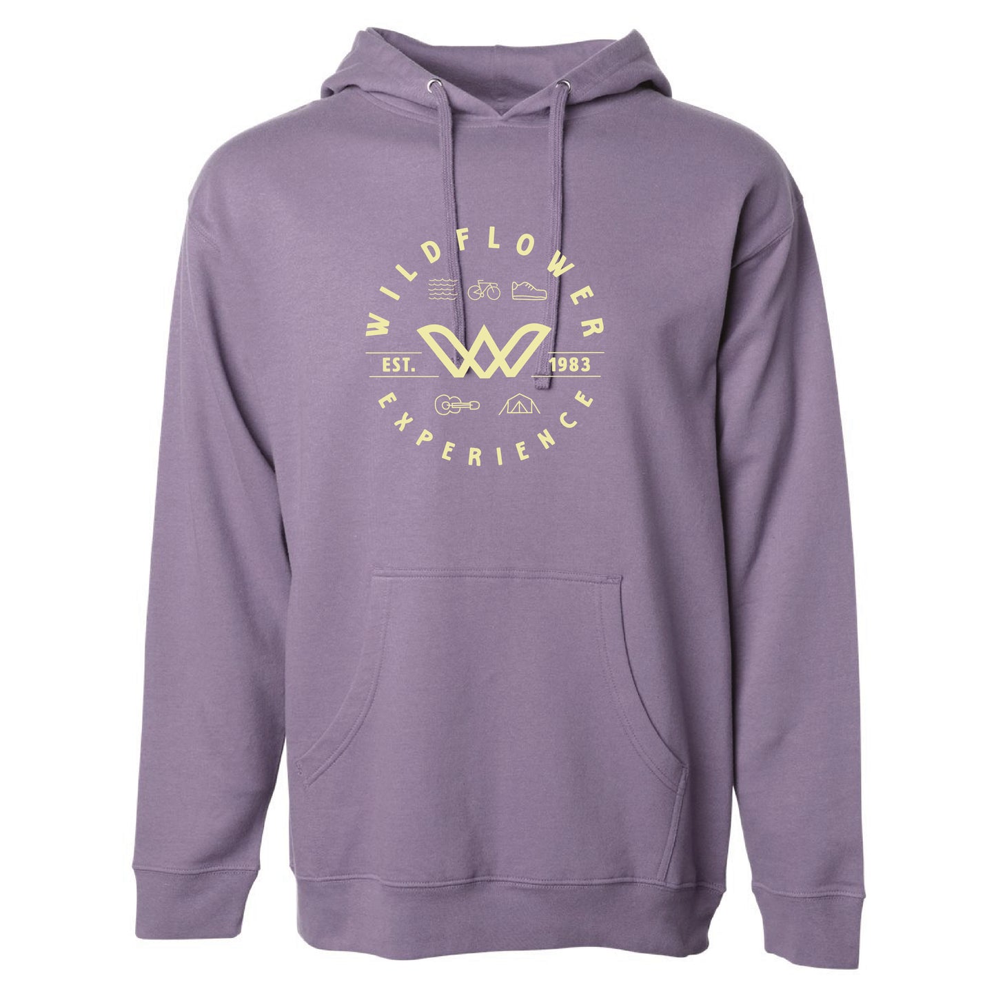 Adult Fleece Hoody -Plum- Circle