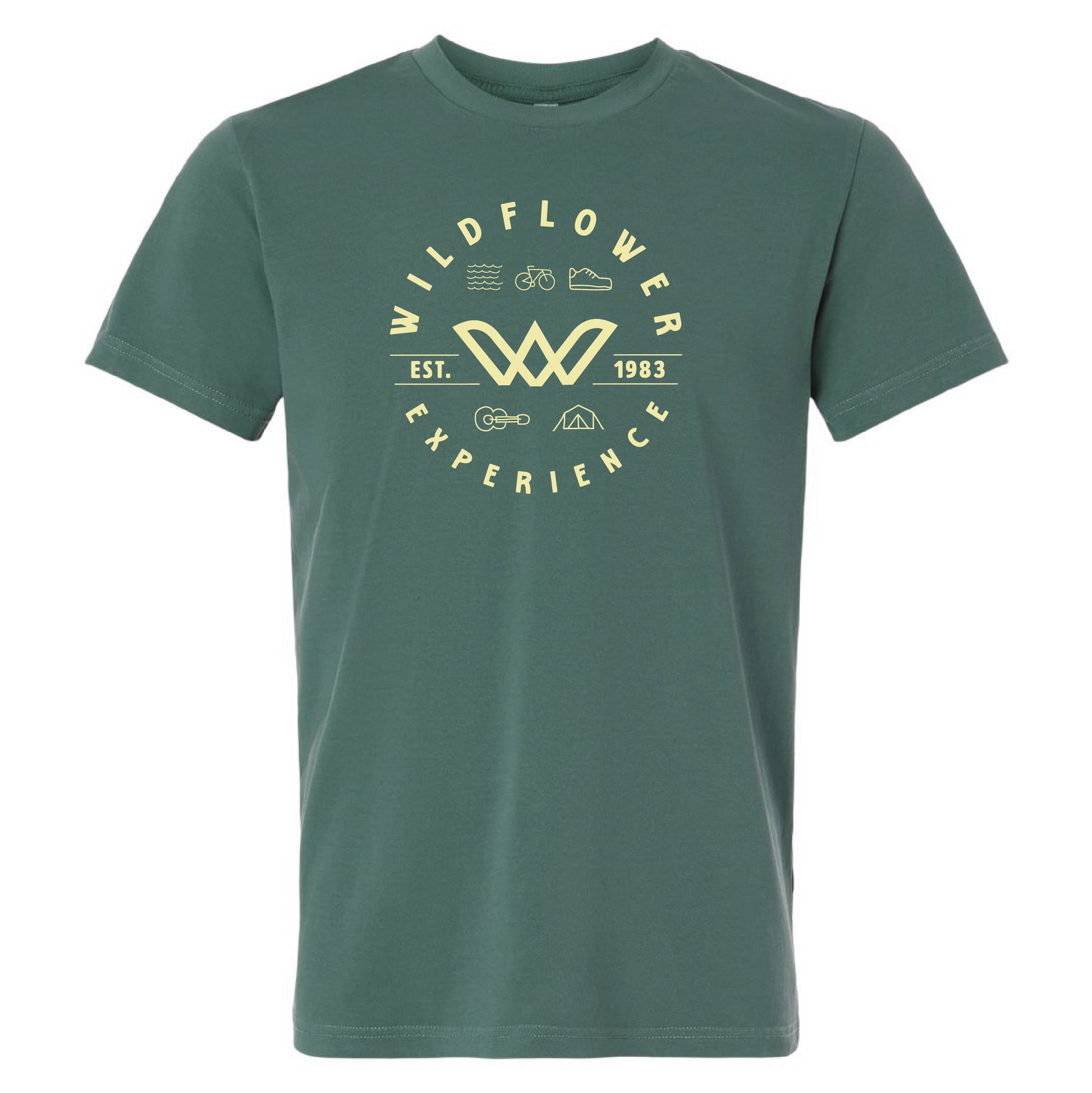 Adult Pigment-Dyed Tee -Alpine- Circle
