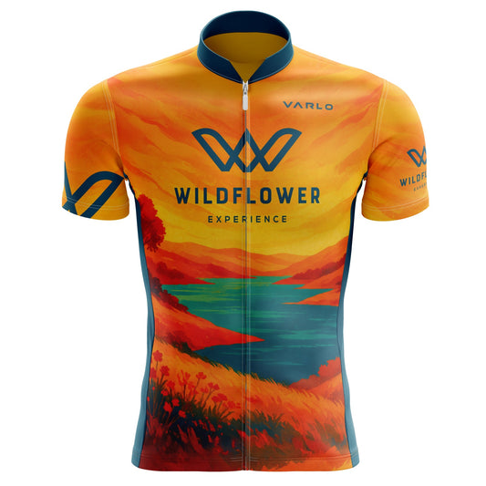 Women's Full Zip 3-Pocket Notch Jersey -Gold- Lake