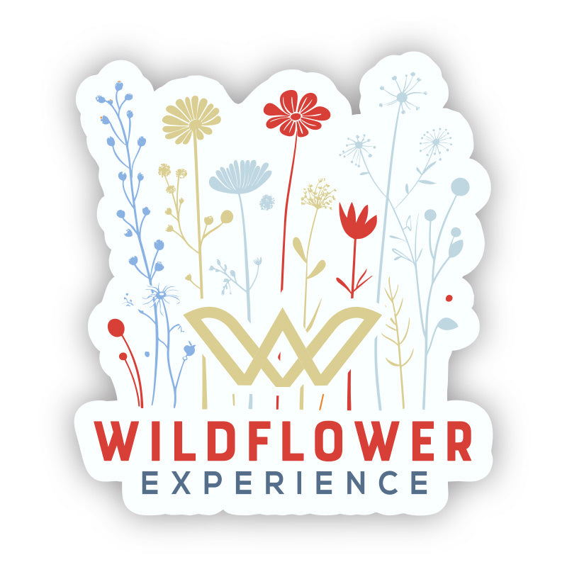 Wildflower Experience Tri Sticker